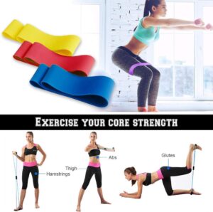 resistance band for pull up assistance – heavy duty stretch band for strength training, yoga & rehab (1 piece)