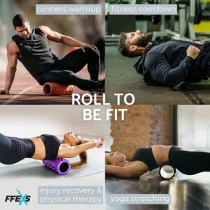 🌀foam roller for deep tissue massage – yoga & pilates exercise roller for muscle recovery & pain relief