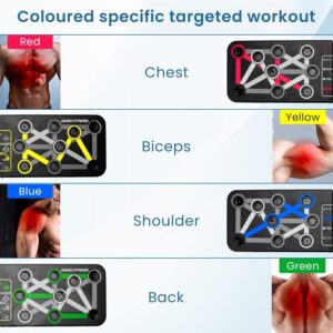 9 in 1 push up bar board – multifunctional & foldable fitness system for full body workout