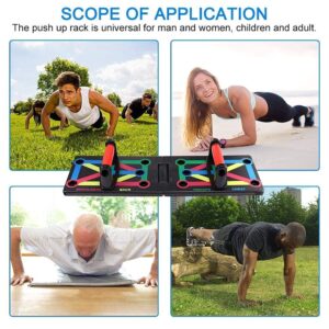 9 in 1 push up bar board – multifunctional & foldable fitness system for full body workout