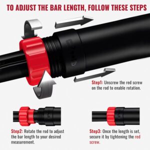 🏋️‍♂️ heavy duty door pull up & chin up bar (no screw installation, auto locking system)