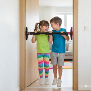 🏋️‍♂️ heavy duty no screw door pull up bar– supports up to 200 kg | auto locking | home gym equipment