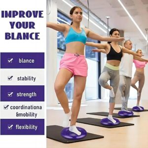 Yoga Balance Disc Stability Cushion – Fitness Wobble Pad for Core Strength, Posture & Balance Training yoga balance disc stability cushion – fitness wobble pad for core strength, posture & balance training