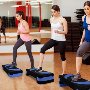 adjustable aerobic stepper 2 step & 3 step | best home cardio & workout equipment