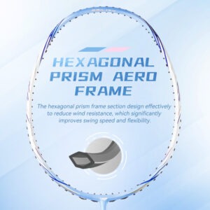 vse titan 7 pro original badminton racket – ultimate power, speed & control (4u lightweight)