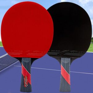 ninja table tennis combo set | 2 rackets + 3 balls with adjustable & foldable tt net – multicolor (sstp)