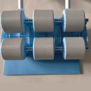 6 wheel automatic rebound ab roller with elbow support & timer – heavy duty core & abs trainer for home gym