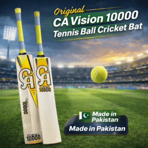original ca vision 10000 tape ball cricket bat (made in pakistan) – lightweight & durable