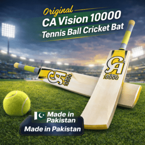 original ca vision 10000 tape ball cricket bat (made in pakistan) – lightweight & durable