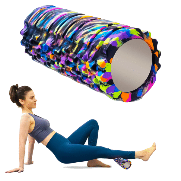 🌀foam roller for deep tissue massage – yoga & pilates exercise roller for muscle recovery & pain relief