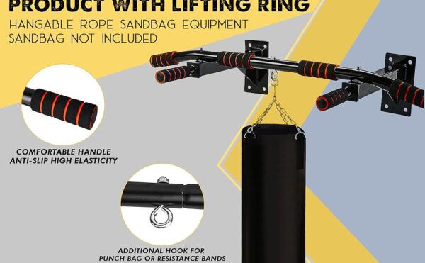 🏋️‍♀️ pull up bar wall mounted chin up bar workout bar