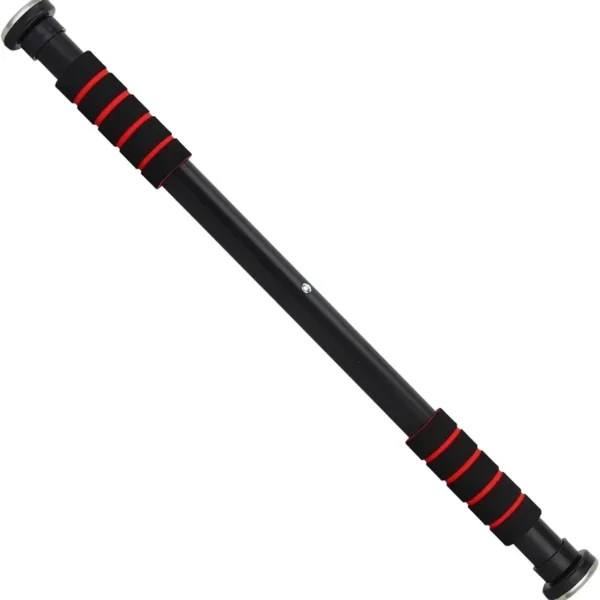 kids safe adjustable door pull up bar – 100kg | soft padded handles | no screw home gym equipment