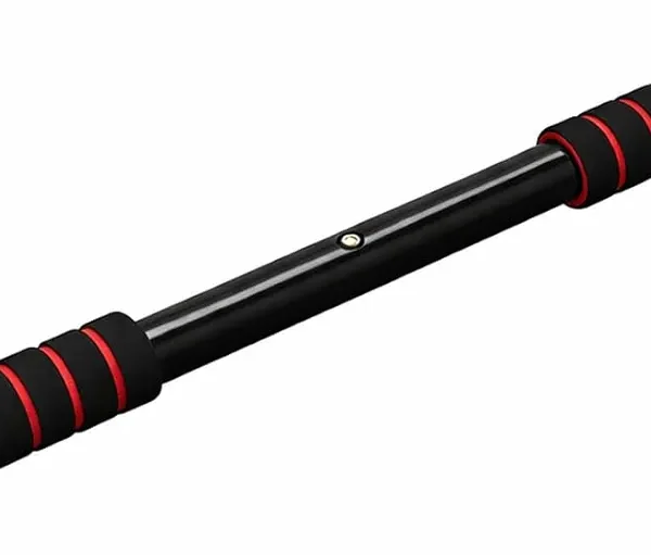 kids safe adjustable door pull up bar – 100kg | soft padded handles | no screw home gym equipment