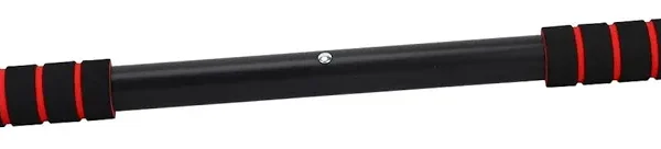 kids safe adjustable door pull up bar – 100kg | soft padded handles | no screw home gym equipment