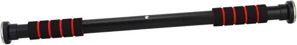 kids safe adjustable door pull up bar – 100kg | soft padded handles | no screw home gym equipment