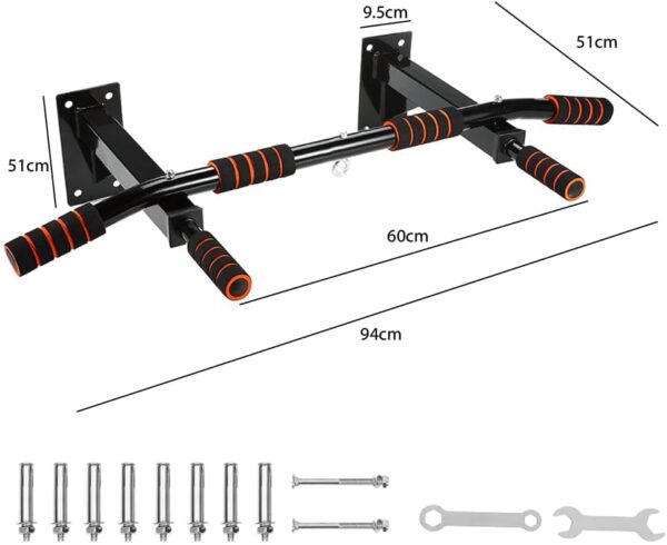 🏋️‍♀️ pull up bar wall mounted chin up bar workout bar