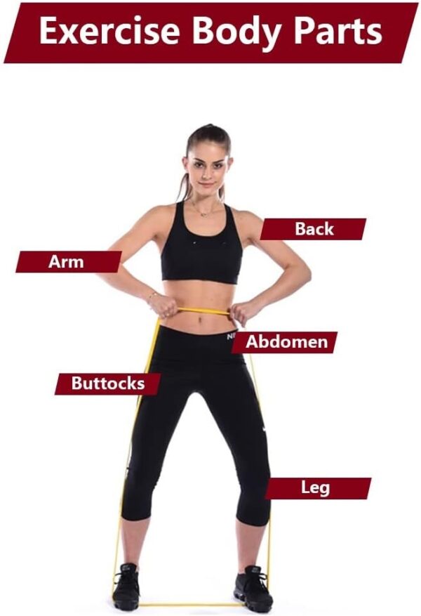 resistance band for pull up assistance – heavy duty stretch band for strength training, yoga & rehab (1 piece)
