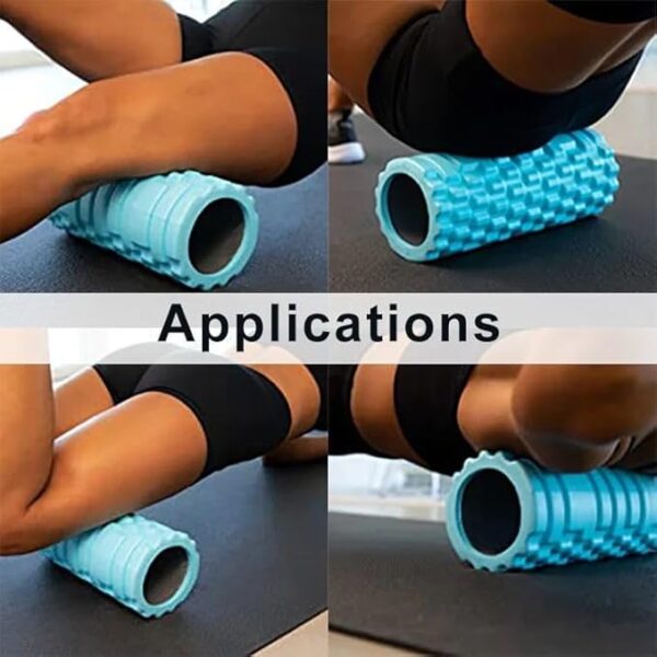 🌀foam roller for deep tissue massage – yoga & pilates exercise roller for muscle recovery & pain relief