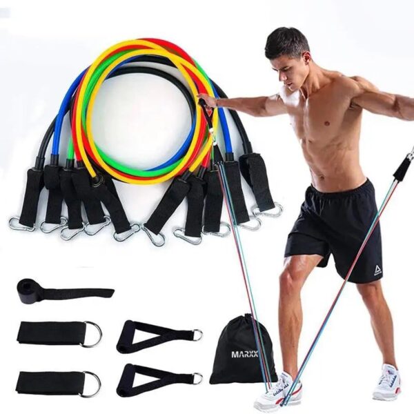 resistance band set – full body workout with door anchor & handle