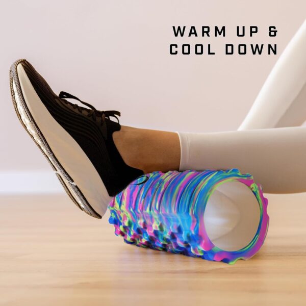 🌀foam roller for deep tissue massage – yoga & pilates exercise roller for muscle recovery & pain relief
