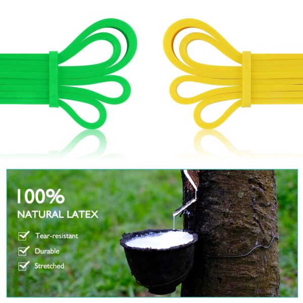 resistance band for pull up assistance – heavy duty stretch band for strength training, yoga & rehab (1 piece)