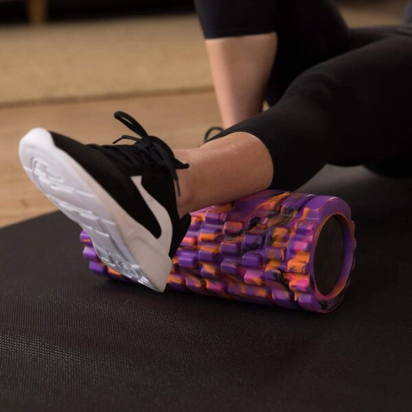 🌀foam roller for deep tissue massage – yoga & pilates exercise roller for muscle recovery & pain relief