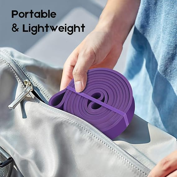 resistance band for pull up assistance – heavy duty stretch band for strength training, yoga & rehab (1 piece)