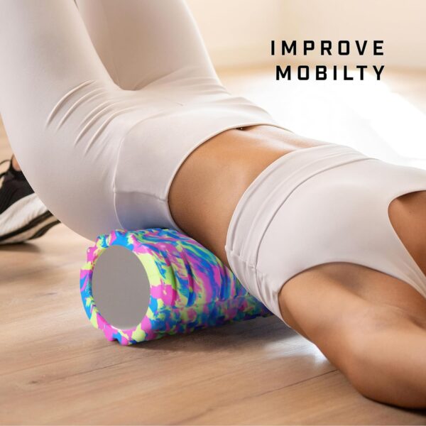 🌀foam roller for deep tissue massage – yoga & pilates exercise roller for muscle recovery & pain relief