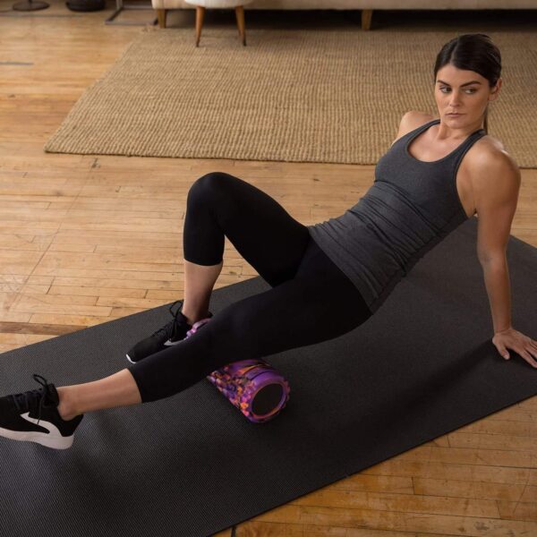🌀foam roller for deep tissue massage – yoga & pilates exercise roller for muscle recovery & pain relief
