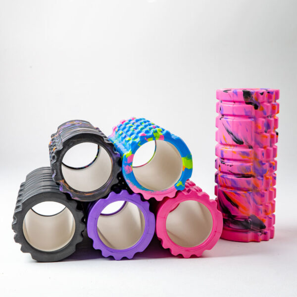 🌀foam roller for deep tissue massage – yoga & pilates exercise roller for muscle recovery & pain relief