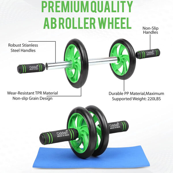 double wheel abs roller – your ultimate fitness partner for core strength