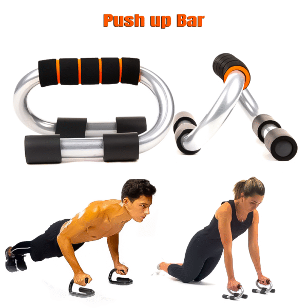 fitness push up bar stand – non slip foam grip & heavy duty chrome steel