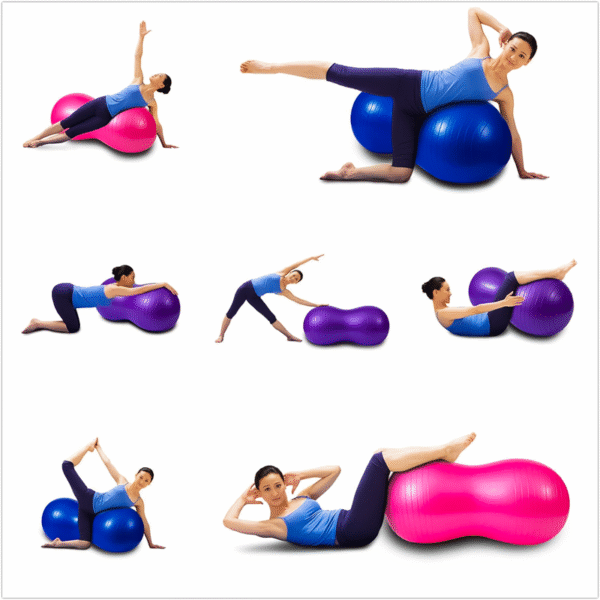 kids exercise & yoga ball – therapy, core strength & balance training | gym ball with pump