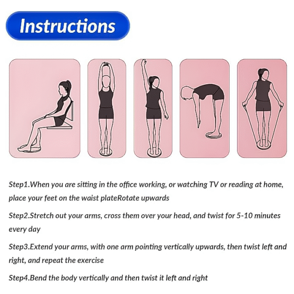 bally twist board figure trimmer | waist twisting disc | home fitness equipment