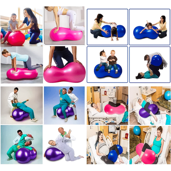 kids exercise & yoga ball – therapy, core strength & balance training | gym ball with pump