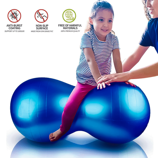 kids exercise & yoga ball – therapy, core strength & balance training | gym ball with pump