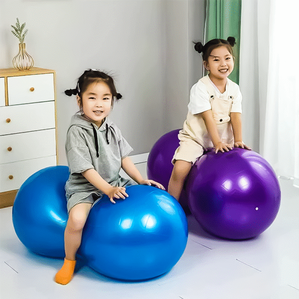 kids exercise & yoga ball – therapy, core strength & balance training | gym ball with pump