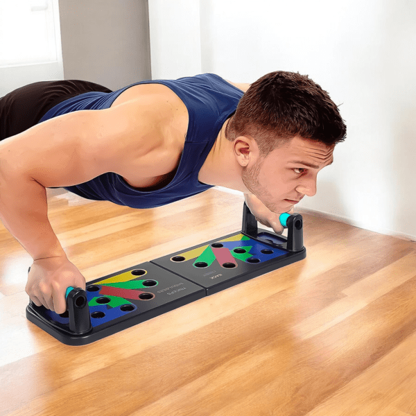 9 in 1 push up bar board – multifunctional & foldable fitness system for full body workout
