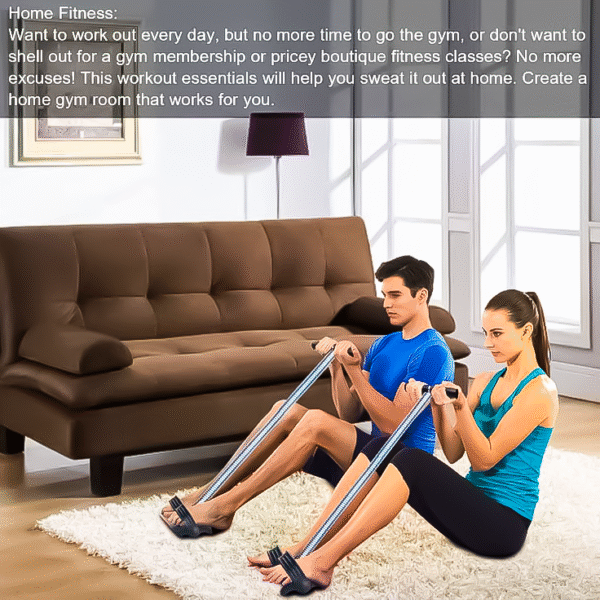 tummy trimmer for men & women – portable home gym fitness equipment for full body workout