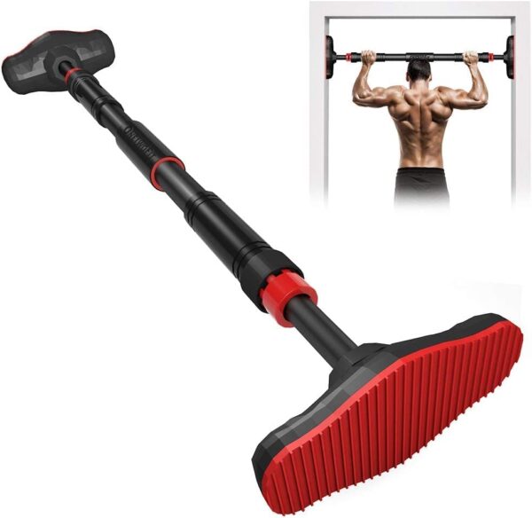 🏋️‍♂️ heavy duty no screw door pull up bar – supports up to 200 kg | auto locking | home gym equipment