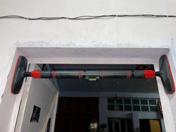 🏋️♂️ heavy duty no screw door pull up bar– supports up to 200 kg | auto locking | home gym equipment