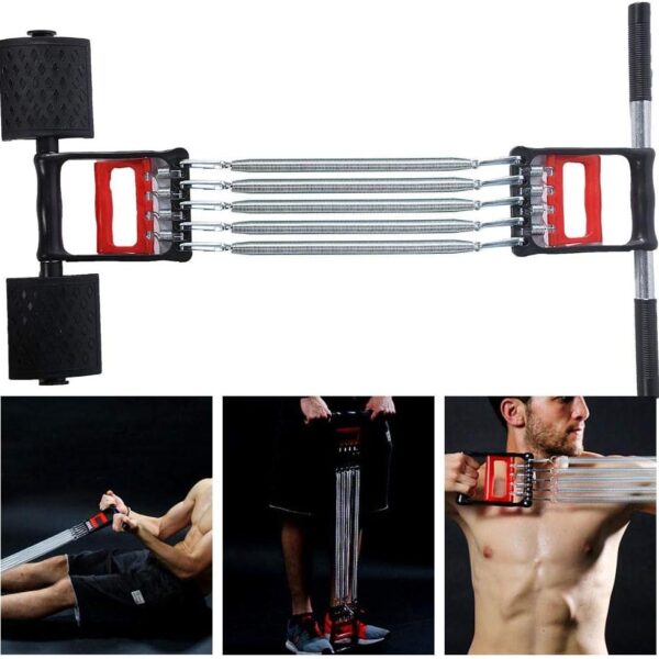 🔵 3 in 1 multifunction chest expander – arm, hand & grip trainer
