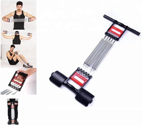 🔵 3 in 1 multifunction chest expander – arm, hand & grip trainer