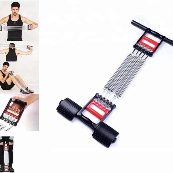 🔵 3 in 1 multifunction chest expander – arm, hand & grip trainer