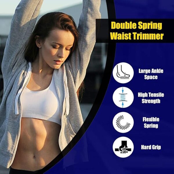 tummy trimmer for men & women – portable home gym fitness equipment for full body workout