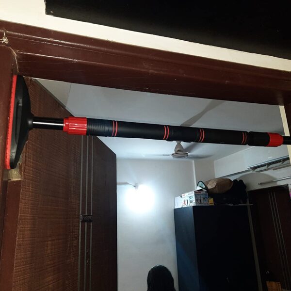 🏋️♂️ heavy duty no screw door pull up bar– supports up to 200 kg | auto locking | home gym equipment
