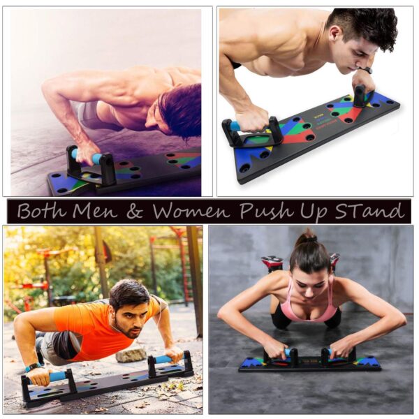 9 in 1 push up bar board – multifunctional & foldable fitness system for full body workout