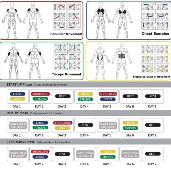 9 in 1 push up bar board – multifunctional & foldable fitness system for full body workout