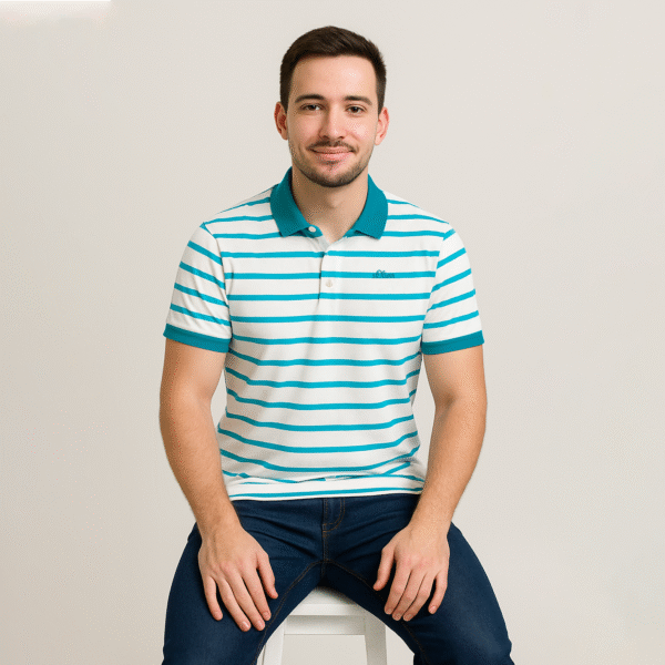 s'oliver premium quality men's yarn dying polo rt 281