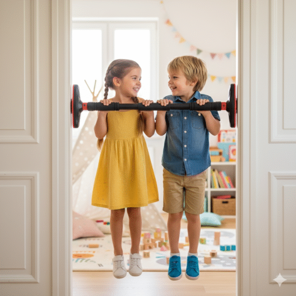 🏋️‍♂️ heavy duty no screw door pull up bar– supports up to 200 kg | auto locking | home gym equipment